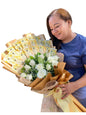 Money Bouquet with Roses