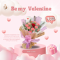 Rose-Carnation Charm