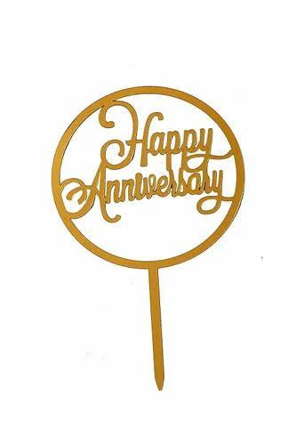 Happy Anniversary Topper