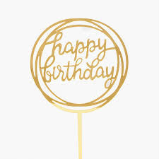 Happy Birthday Topper